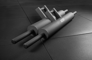 59" Black Coated STRONGMAN Farmer Walk Bars - (153 cm) 59" Black Coated STRONGMAN Farmer Walk Bars - (153 cm)