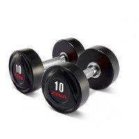 SL Solid Steel Virgin Rubber Dumbbells, pieces SL Solid Steel Virgin Rubber Dumbbells, pieces
