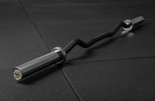 52.7" Black QPQ %2B Chromed finish Olympic CURL Bar - 134 cm. - 12 Kg. 52.7" Black QPQ %2B Chromed finish Olympic CURL Bar - 134 cm. - 12 Kg.