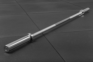 Bilanciere Olimpionico con finitura cromata - Sleeve fissi - 183 cm. - 28 mm. - 14,5 Kg. Bilanciere Olimpionico con finitura cromata - Sleeve fissi - 183 cm. - 28 mm. - 14,5 Kg.