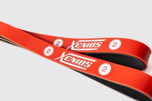 RED - 41" (104 cm. diam.) Pull-Up Resistance Loop - Light - 3/4" (2.05 cm.) width - 4.5 mm. thick -  RED - 41" (104 cm. diam.) Pull-Up Resistance Loop - Light - 3/4" (2.05 cm.) width - 4.5 mm. thick -